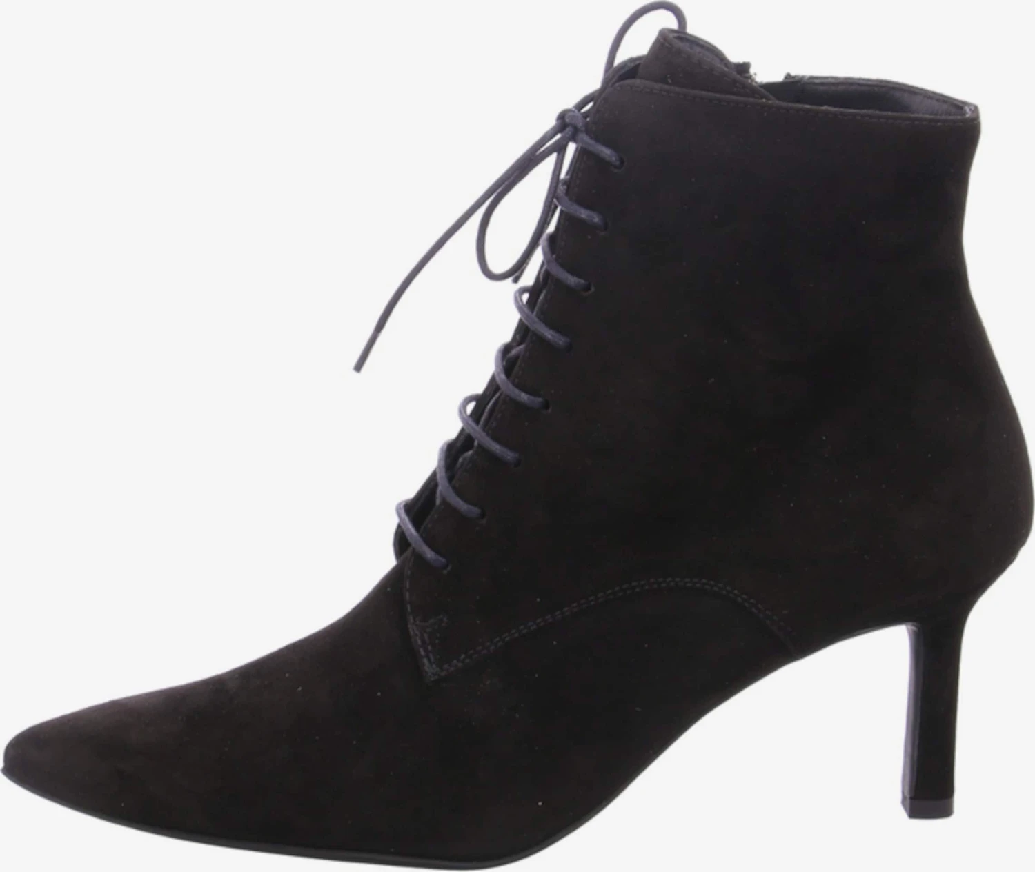 Paul Green Enkellaarsjes Veterlaarsjes Dames Zwart 2 Paul Green Enkellaarsjes Veterlaarsjes Dames Zwart - Afbeelding 2