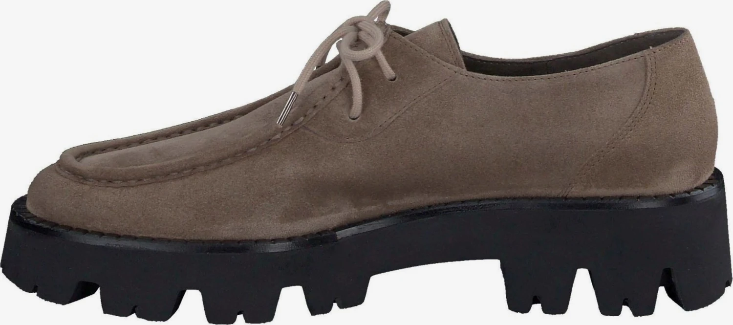 Paul Green Veterschoenen Veterschoen Dames Kaki 2 Paul Green Veterschoenen Veterschoen Dames Kaki - Afbeelding 2