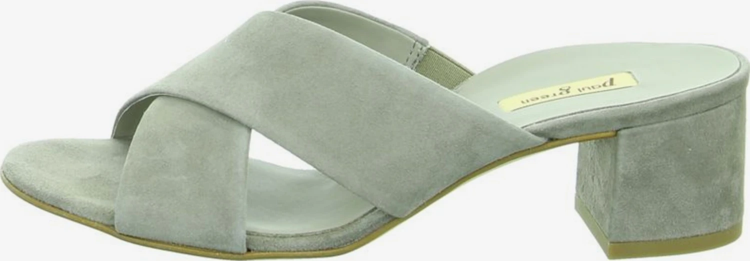 Paul Green Sandalen Met Hak Muiltjes Dames Lichtgrijs 2 Paul Green Sandalen Met Hak Muiltjes Dames Lichtgrijs - Afbeelding 2