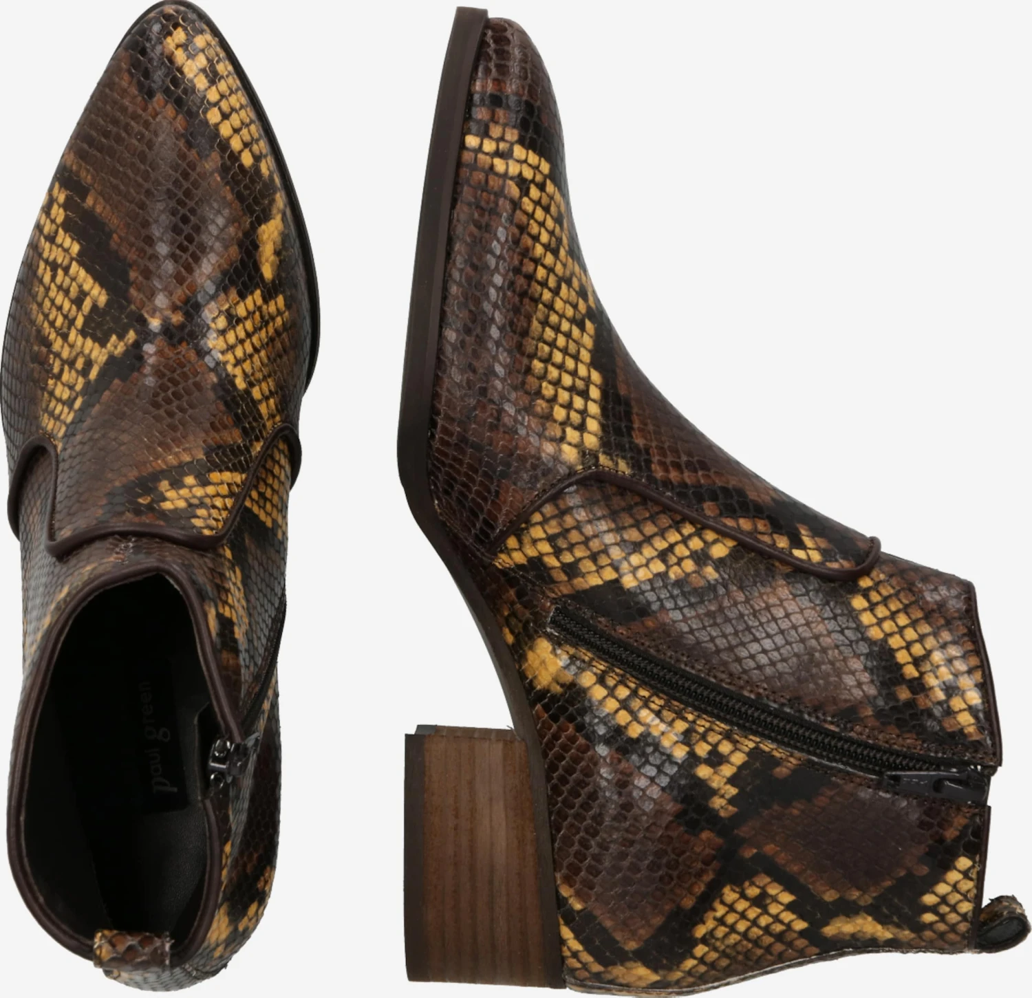 Paul Green Overige Enkellaarsjes Enkellaarsje Dames Bruin 2 Paul Green Overige Enkellaarsjes Enkellaarsje Dames Bruin - Afbeelding 2