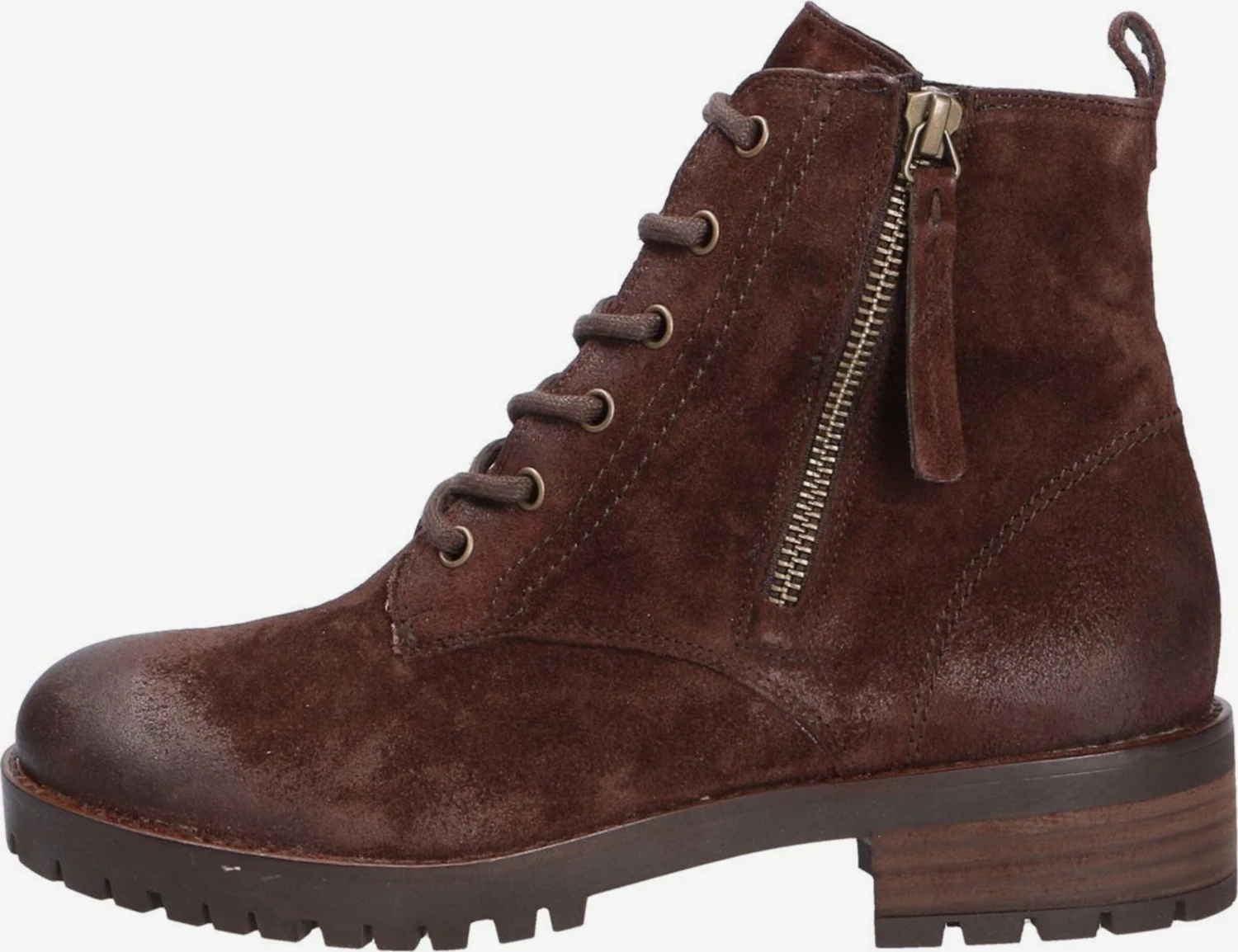 Paul Green Enkellaarsjes Veterlaarsjes Dames Kastanjebruin 1 Paul Green Enkellaarsjes Veterlaarsjes Dames Kastanjebruin