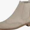 Paul Green Enkellaarsjes Chelsea Boots Dames Lichtbruin