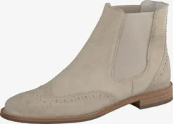 Paul Green Enkellaarsjes Chelsea Boots Dames Lichtbruin