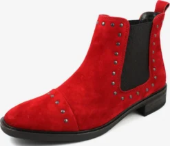 Paul Green Enkellaarsjes Chelsea Boots Dames Lichtrood