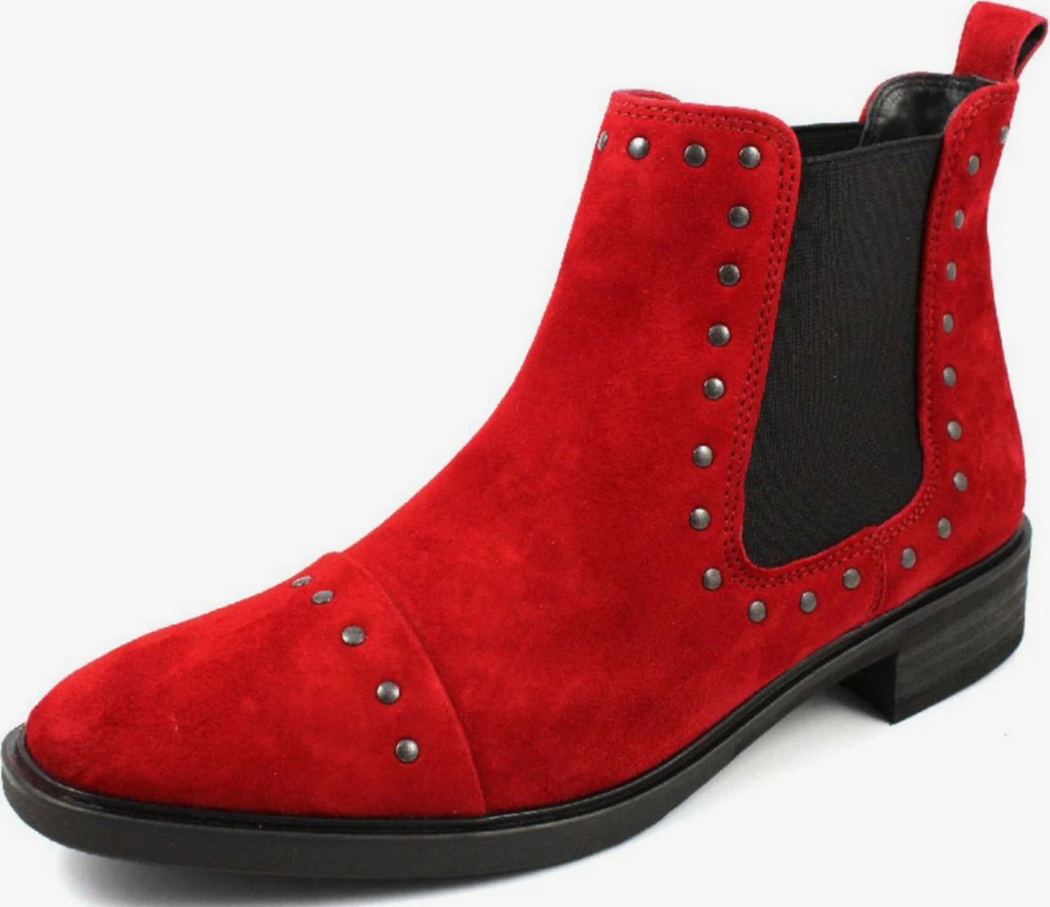 Paul Green Enkellaarsjes Chelsea Boots Dames Lichtrood 1 Paul Green Enkellaarsjes Chelsea Boots Dames Lichtrood