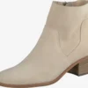 Paul Green Enkellaarsjes Chelsea Boots Dames Sand