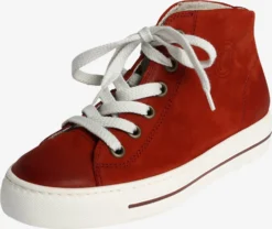 Paul Green Hoge Sneakers Sneakers Hoog Dames Rood