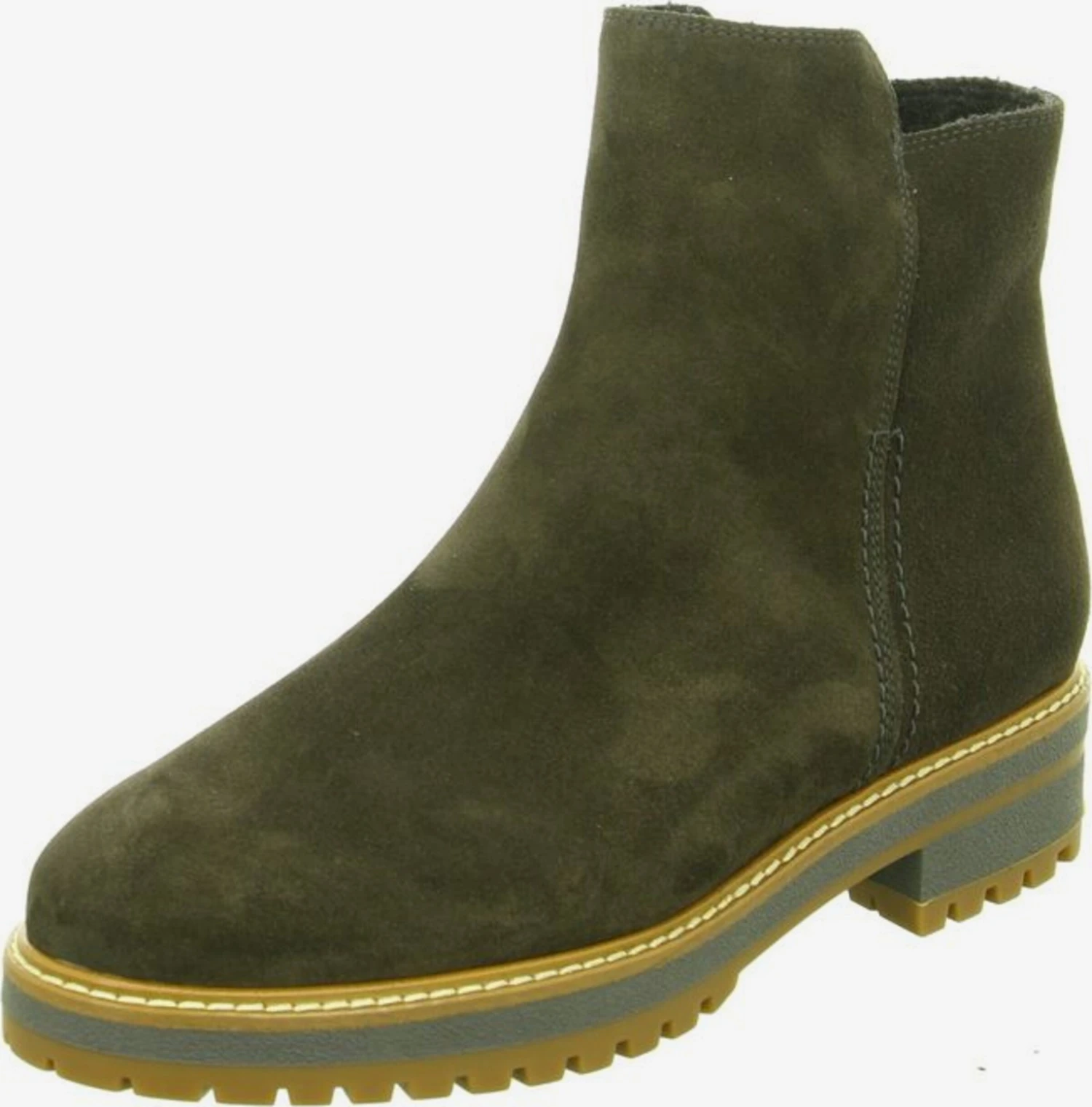 Paul Green Laarzen Boots Dames Donkergroen 1 Paul Green Laarzen Boots Dames Donkergroen