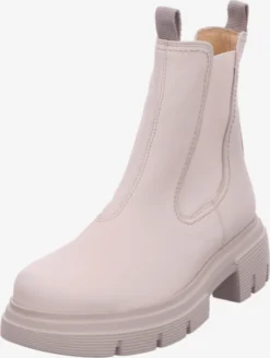 Paul Green Enkellaarsjes Chelsea Boots Dames Natuurwit