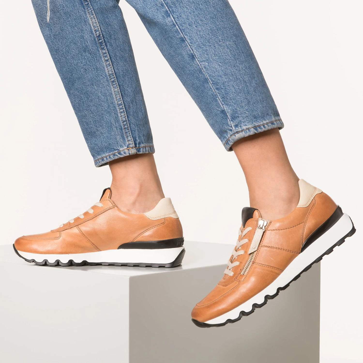 Paul Green Casual Sneakers Sneakers Laag Dames Lichtbruin 7 Paul Green Casual Sneakers Sneakers Laag Dames Lichtbruin - Afbeelding 7