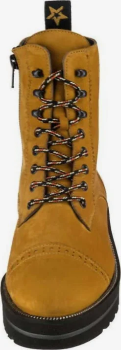 Paul Green Enkellaarsjes Veterlaarsjes Dames Mosterd -Paul Green b1ce4c7807fc323a1c5d1b2b2b8b2160 scaled