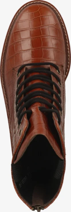 Paul Green Enkellaarsjes Veterlaarsjes Dames Bruin -Paul Green b613c9d473aac697feb936321ab58d96 scaled