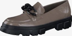 Paul Green Loafers Instappers Dames Taupe