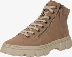 Paul Green Enkellaarsjes Veterlaarsjes Antelope Dames Bruin