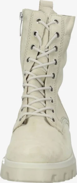 Paul Green Enkellaarsjes Veterlaarsjes Dames Beige -Paul Green bb372a091eb14fa5b6e5703aa5d98525 scaled