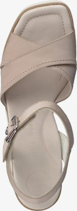 Paul Green Sandalen Met Hak Sandalen Met Riem Dames Beige -Paul Green bfa012bd3dffdd5f774a923dac76df4e scaled