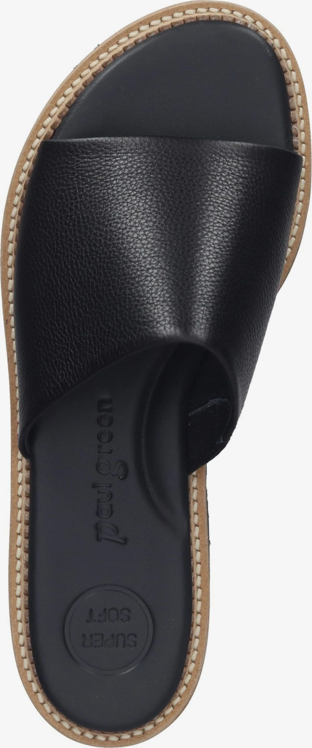 Paul Green Plateau Sandalen Muiltjes Dames Zwart 6 Paul Green Plateau Sandalen Muiltjes Dames Zwart - Afbeelding 6