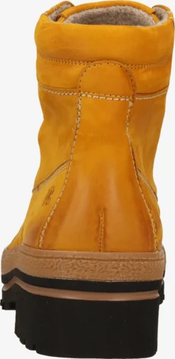 Paul Green Enkellaarsjes Veterlaarsjes Dames Safraan -Paul Green c6c7bde793208a63bd2df1b96fdf7d09 scaled