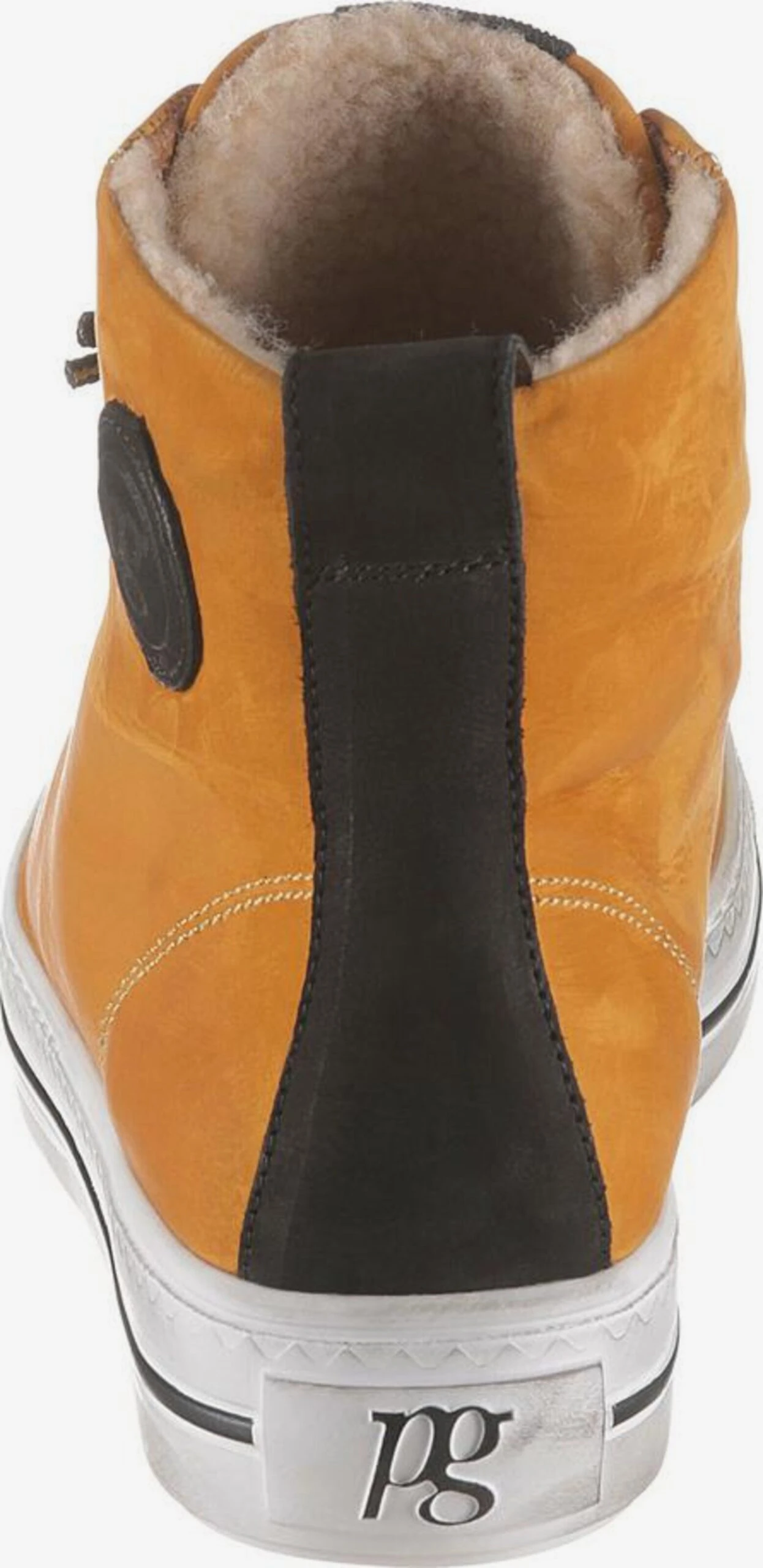 Paul Green Hoge Sneakers Sneakers Hoog Dames Mosterd 2 Paul Green Hoge Sneakers Sneakers Hoog Dames Mosterd - Afbeelding 2