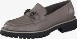 Paul Green Loafers Instappers Dames Grijs / Taupe