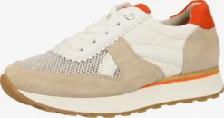 Paul Green Casual Sneakers Sneakers Laag Dames Crème / Camel