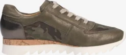 Paul Green Fashion Sneakers Sneakers Laag Dames Olijfgroen -Paul Green ce00f10fbc5bf4a15a336a44bef126de