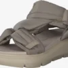 Paul Green Sandalen Met Hak Sandaal Balloon Dames Donkerbeige
