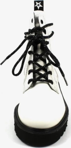 Paul Green Enkellaarsjes Veterlaarsjes Dames Wit -Paul Green d713a44d819f9c23d0f68f4d0b42e587 scaled