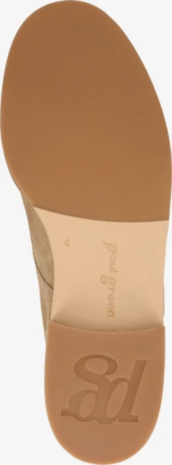 Paul Green Enkellaarsjes Veterlaarsjes Dames Lichtbruin -Paul Green dbc800682665983af7b9e15f19ecb6ea scaled