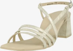 Paul Green Sandalen Met Hak Sandalen Met Riem Dames Zilver
