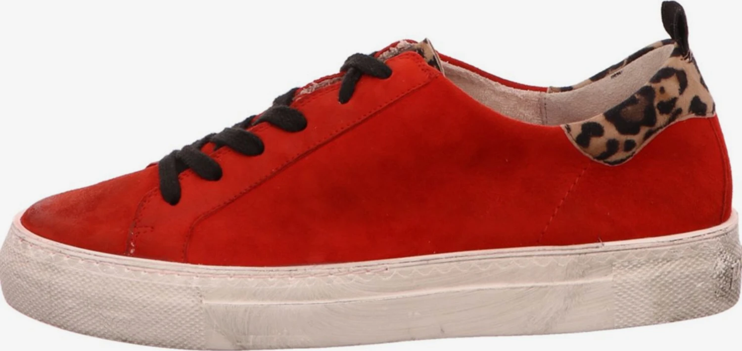 Paul Green Casual Sneakers Sneakers Laag Dames Vuurrood 2 Paul Green Casual Sneakers Sneakers Laag Dames Vuurrood - Afbeelding 2