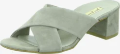 Paul Green Sandalen Met Hak Muiltjes Dames Lichtgrijs