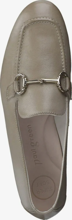 Paul Green Loafers Instappers Dames Kaki -Paul Green e4f85bd66808b1907c439eacc343dccc scaled