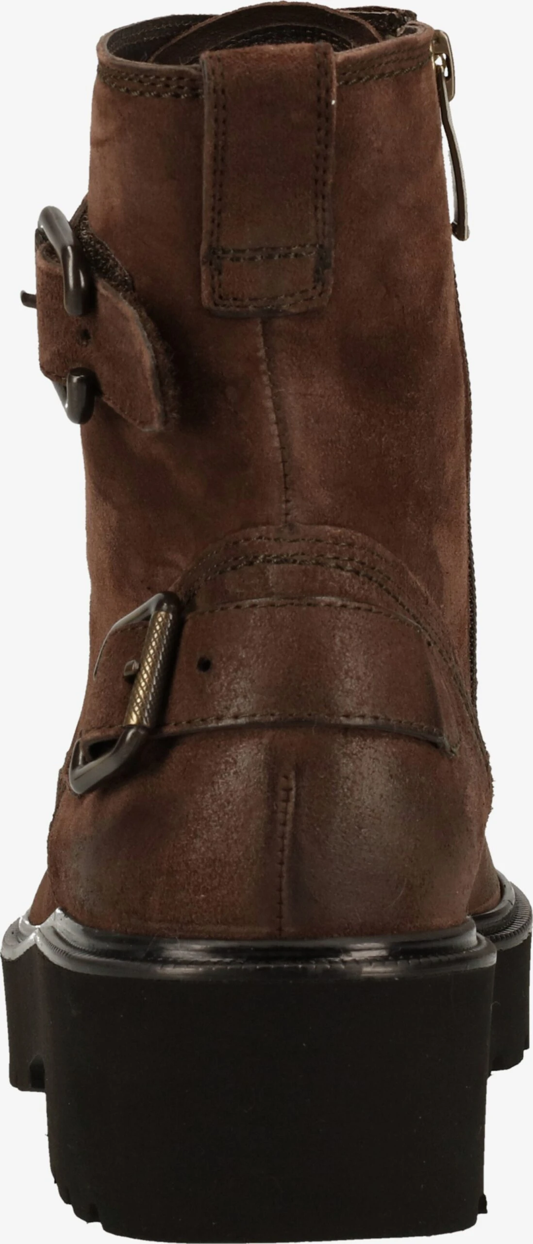 Paul Green Enkellaarsjes Veterlaarsjes Dames Donkerbruin 5 Paul Green Enkellaarsjes Veterlaarsjes Dames Donkerbruin - Afbeelding 5