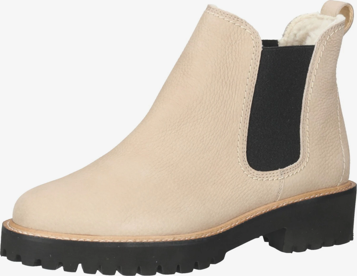 Paul Green Enkellaarsjes Chelsea Boots Dames Nude 1 Paul Green Enkellaarsjes Chelsea Boots Dames Nude