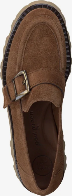 Paul Green Loafers Instappers Dames Bruin -Paul Green eb5b1eabb180413588408ff85e6f52ce scaled