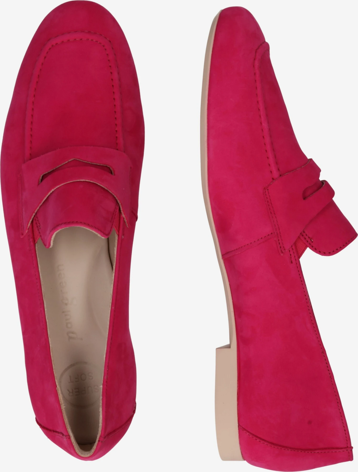 Paul Green Loafers Instappers Dames Roze 2 Paul Green Loafers Instappers Dames Roze - Afbeelding 2