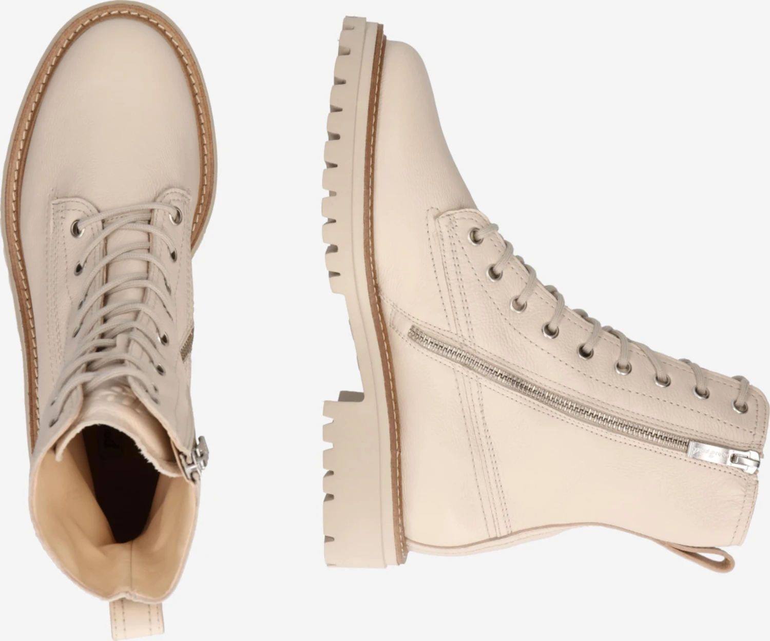 Paul Green Enkellaarsjes Veterlaarsjes Dames Bruin 2 Paul Green Enkellaarsjes Veterlaarsjes Dames Bruin - Afbeelding 2