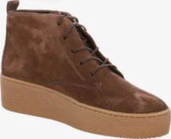 Paul Green Hoge Sneakers Sneakers Hoog Dames Bruin -Paul Green f1477dc067683928d04e3f39b1d3b567