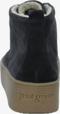 Paul Green Enkellaarsjes Veterlaarsjes Dames Antraciet -Paul Green f2c7cd53ce6ab984cb71d4fb600da149 scaled