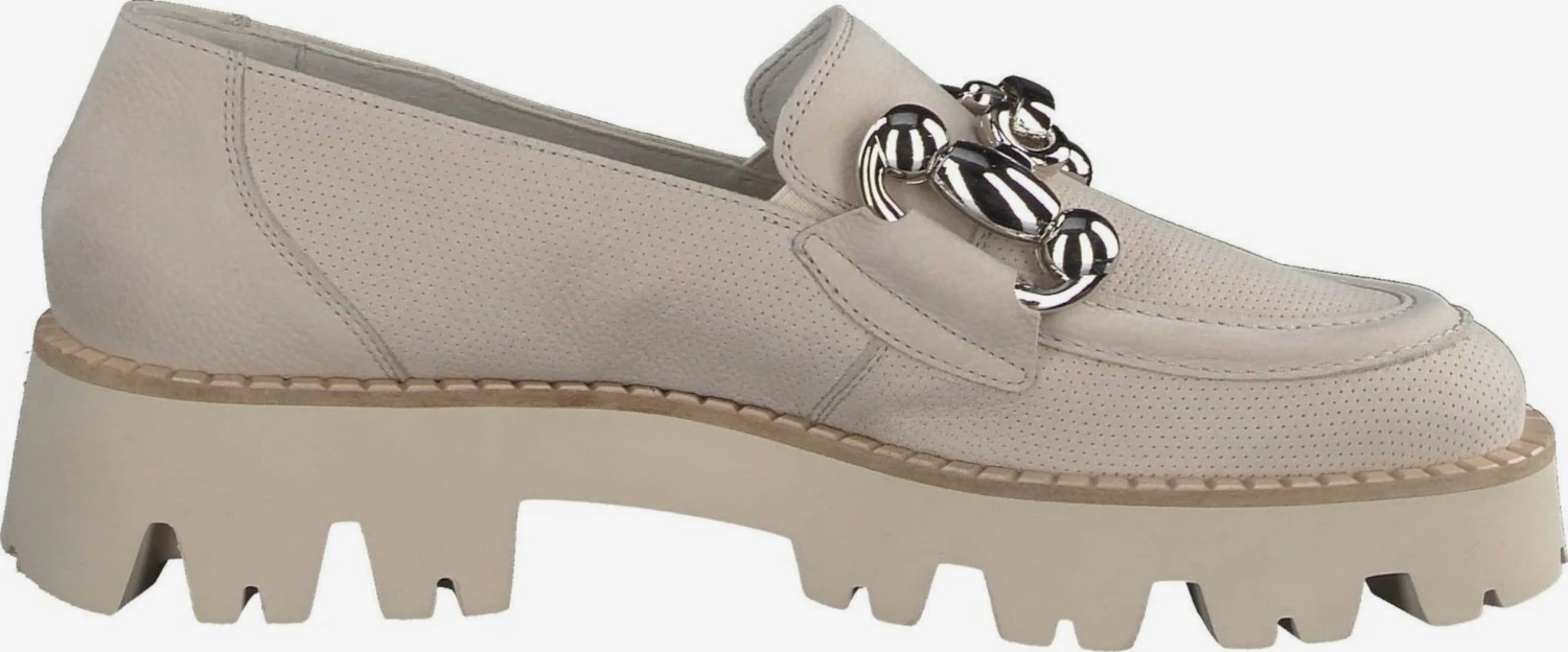 Paul Green Loafers Instappers Dames Sand 4 Paul Green Loafers Instappers Dames Sand - Afbeelding 4