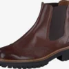 Paul Green Loafers Instappers Dames Kastanjebruin / Donkerbruin