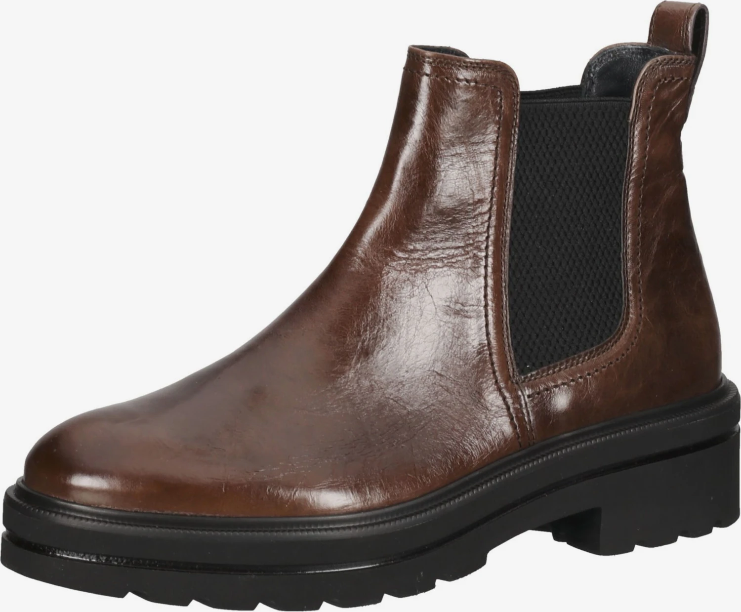 Paul Green Enkellaarsjes Chelsea Boots Dames Sepia 4 Paul Green Enkellaarsjes Chelsea Boots Dames Sepia - Afbeelding 4