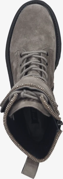 Paul Green Enkellaarsjes Veterlaarsjes Dames Grijs -Paul Green f724e2bd1e2db70c7870f5107e09363a scaled