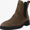 Paul Green Enkellaarsjes Chelsea Boots EARTH Dames Lichtbruin