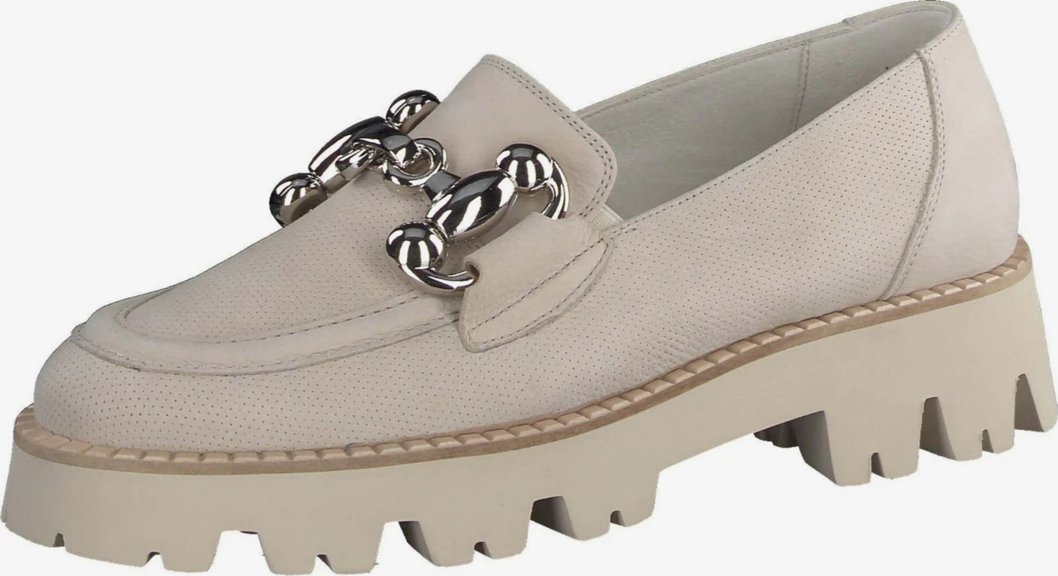 Paul Green Loafers Instappers Dames Sand 1 Paul Green Loafers Instappers Dames Sand
