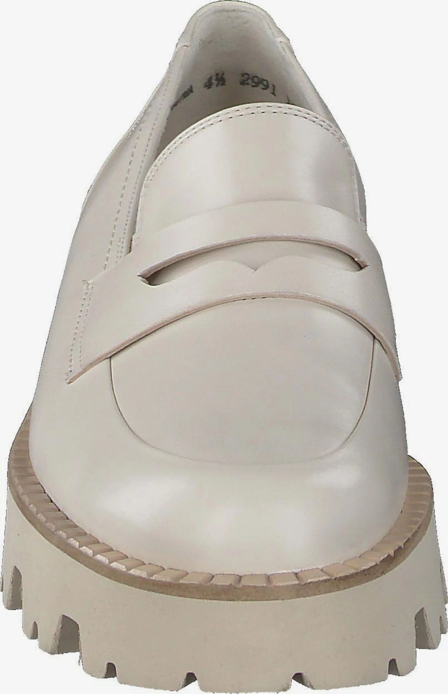 Paul Green Loafers Instappers Dames Crème 2 Paul Green Loafers Instappers Dames Crème - Afbeelding 2